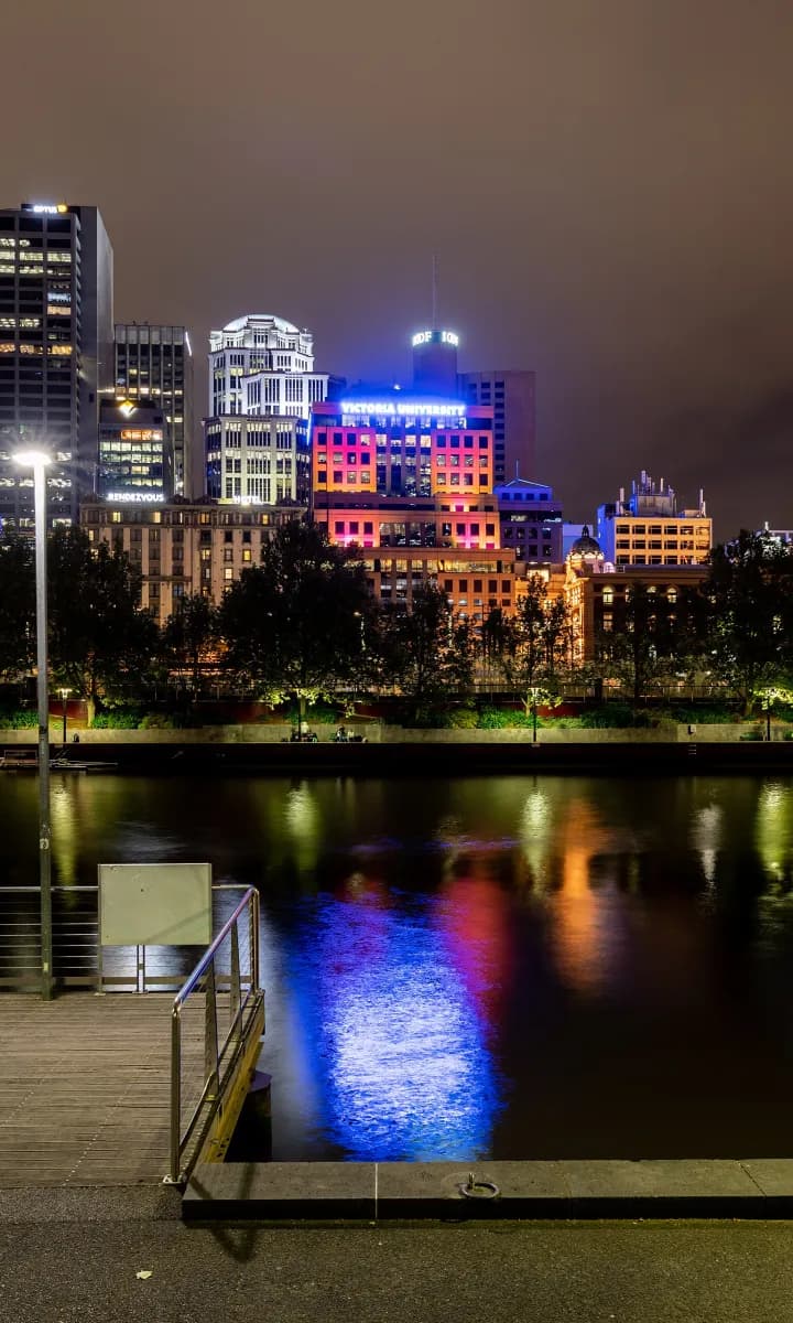 Melbourne Nights game background