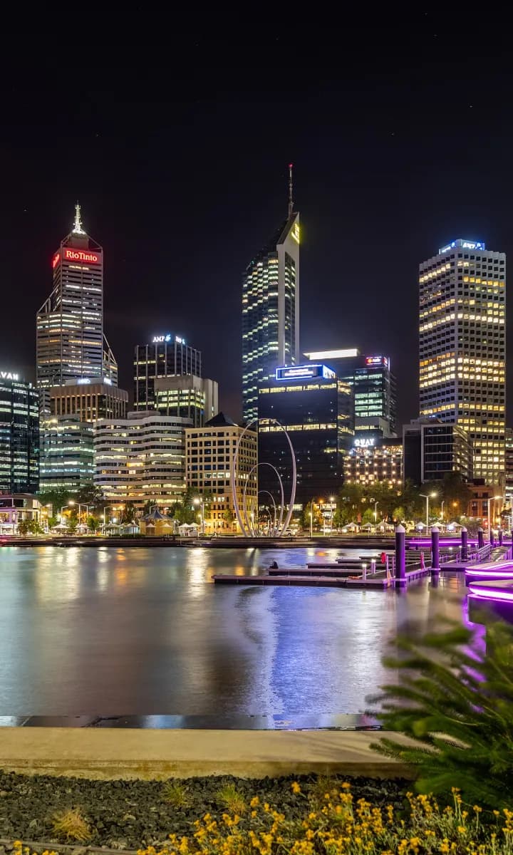 Perth Lights game background